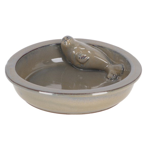 Fallen Fruits Round Seal Bird Bath