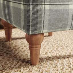 Charnwood Checked Storage Footstool - thumbnail 5