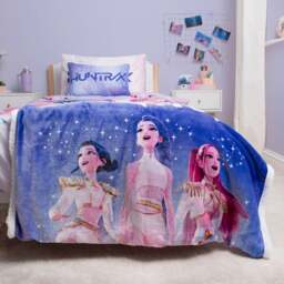 K-Pop Demon Hunters Celestial Sherpa Back 150cm x 100cm Fleece - thumbnail 1