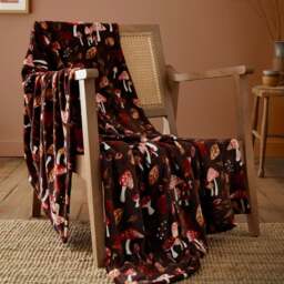 Fusion Woodland Dreams Throw Blanket 120cm x 150cm - thumbnail 1