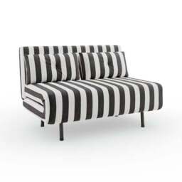 Phoebe Woven Stripe Small Double 2 Seater Sofa Bed - thumbnail 6