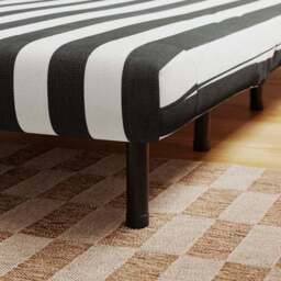 Phoebe Woven Stripe Small Double 2 Seater Sofa Bed - thumbnail 4