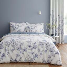 Eve Chinoiserie Duvet Cover & Pillowcase Set - thumbnail 1