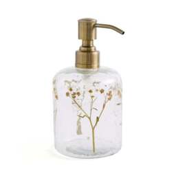 Glass Pressed Flowers Soap Dispenser - thumbnail 2