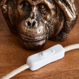 Orangutan Resin Table Lamp - thumbnail 4