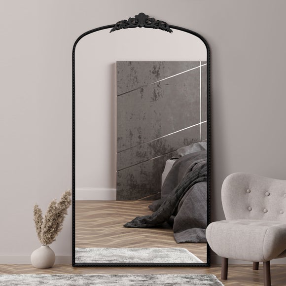 Crown Arched Full Length Wall Mirror - image 1