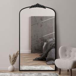 Crown Arched Full Length Wall Mirror - thumbnail 1