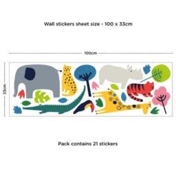 Elements Jungle Wall Stickers - thumbnail 4