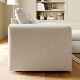 Abel Vintage Soft Chenille Reversible Corner Chaise Sofa - thumbnail 3