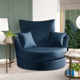 Blake Swivel Chair, Opulent Velvet - thumbnail 1