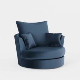 Blake Swivel Chair, Opulent Velvet - thumbnail 6