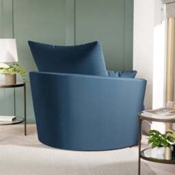 Blake Swivel Chair, Opulent Velvet - thumbnail 4