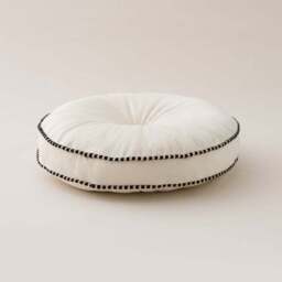 Chenille Stripe Round Cushion - thumbnail 4