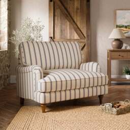 Beatrice II Folkstone Stripe Single Snuggle Sofa Bed - thumbnail 2
