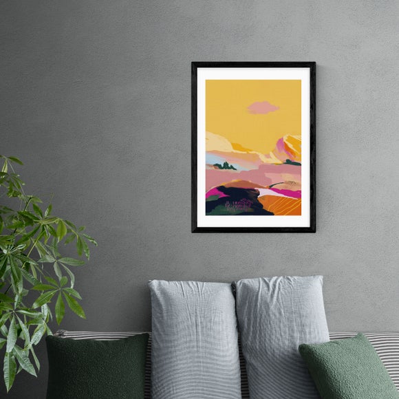 East End Prints Abstract Pink Dream Cloud Print - image 1
