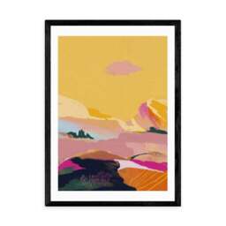 East End Prints Abstract Pink Dream Cloud Print - thumbnail 2