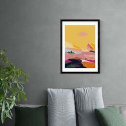East End Prints Abstract Pink Dream Cloud Print - thumbnail 1