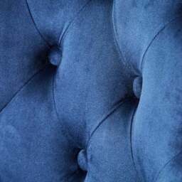 Beatrice Button Back Dining Chair, Luxe Navy Velvet - thumbnail 2