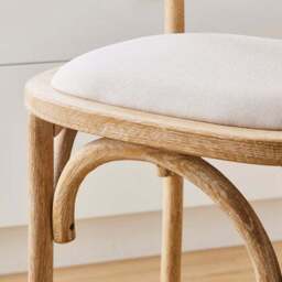 Florine Counter Height Barstool, Fabric - thumbnail 3