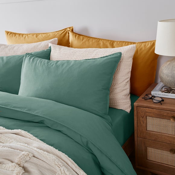 Soft Washed Recycled Cotton Standard Pillowcase Pair - image 1
