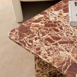 Lana Marble Square Coffee Table - thumbnail 2