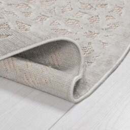 Argento Textured Indoor Outdoor Round Rug - thumbnail 3