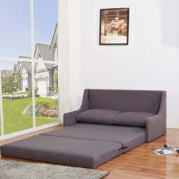 Dos Fabric Double Sofa Bed - thumbnail 2