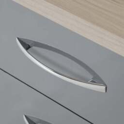 Nevada 4 Drawer Dressing Table Set with Mirror - thumbnail 5