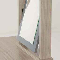 Nevada 4 Drawer Dressing Table Set with Mirror - thumbnail 6