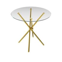 Casa 4 Seater Glass Top Dining Table - thumbnail 3
