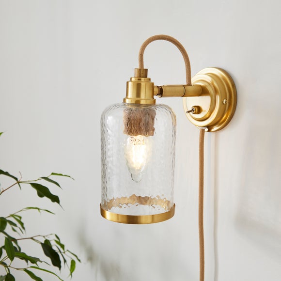 Churchgate Sharnford Adjustable Plug In Wall Light - image 1