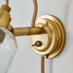 Churchgate Sharnford Adjustable Plug In Wall Light - thumbnail 4