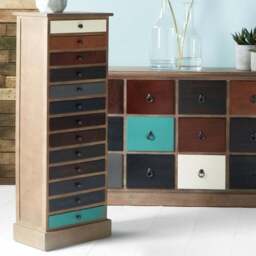Pacific Loft 13 Drawer Chest, Pine - thumbnail 2