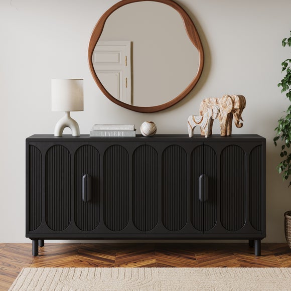 Khari 4 Door Large Sideboard, Mango Wood - image 1
