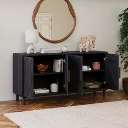 Khari 4 Door Large Sideboard, Mango Wood - thumbnail 3