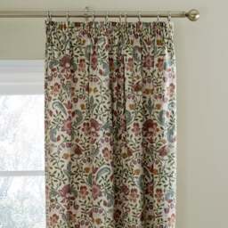 Ruskin Cotton Pencil Pleat Curtains - thumbnail 1
