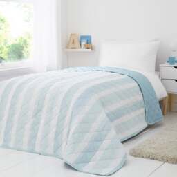 Pinsonic Stripe Bedspread 150cm x 200cm - thumbnail 1