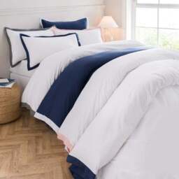 Adair Oxford Edge Duvet Cover & Pillowcase Set - thumbnail 6