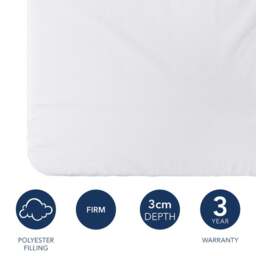 Tutti Bambini CoZee Polyester Fibre Bedside Crib Mattress