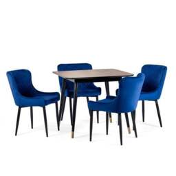 Findlay 4 Seater Square Dining Table, Beech Wood - thumbnail 6