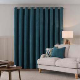 Genoa Chenille Blackout Eyelet Curtains - thumbnail 4