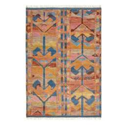 Jaya Premium Hand-Knotted Abstract Wool Rug - thumbnail 4