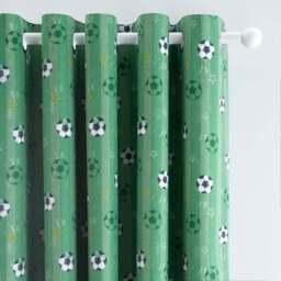 Football Pitch Blackout Eyelet Curtains - thumbnail 2