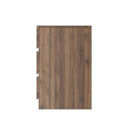 Set of 2 Taranto 3 Drawer Bedside Tables, Walnut - thumbnail 5