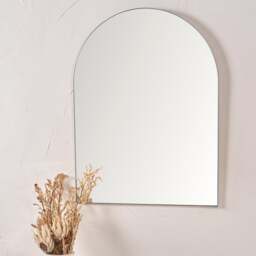 Metal Framed Arched Wall Mirror - thumbnail 1