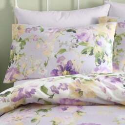 Dreams n Drapes Flourette Polycotton Duvet Cover & Pillowcase Set - thumbnail 2