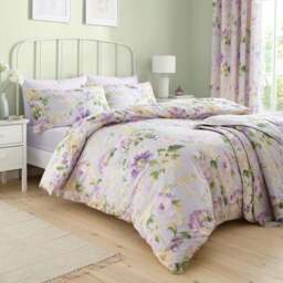 Dreams n Drapes Flourette Polycotton Duvet Cover & Pillowcase Set - thumbnail 4