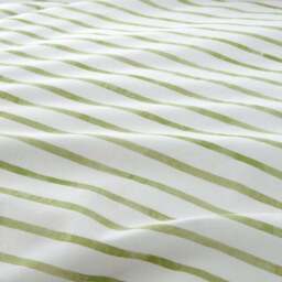 Laylah Frilled Stripe 100% Cotton Duvet Cover & Pillowcase Set - thumbnail 5