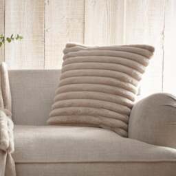 Appletree Morritz Faux Fur Square Cushion - thumbnail 1