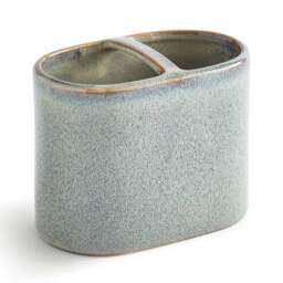 Reactive Glaze Double Toothbrush Holder - thumbnail 2